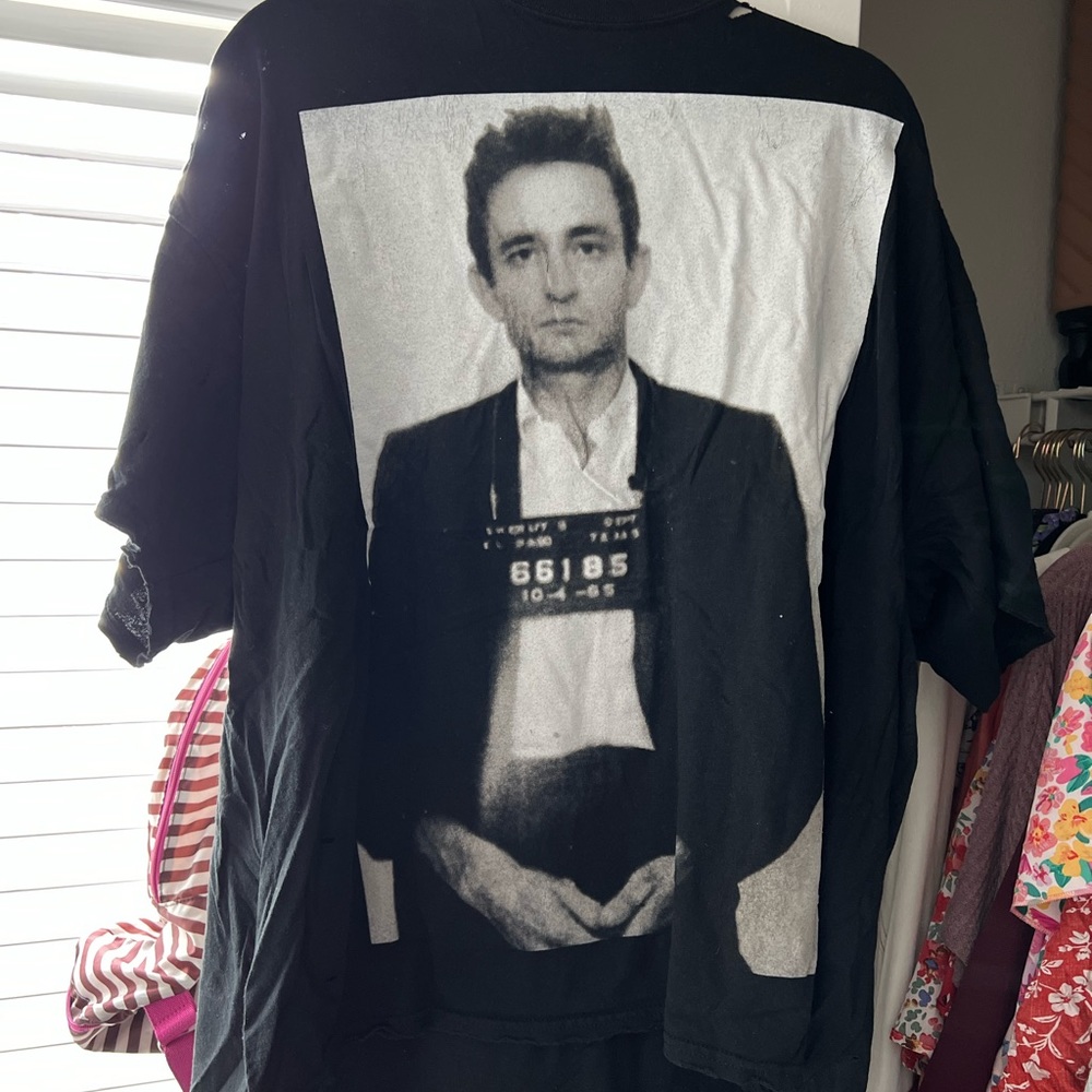 Johnny Cash Oversized Tshirt Dress from Urban Outfitters